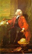 William Hogarth Portrait of Captain Thomas Coram oil painting artist